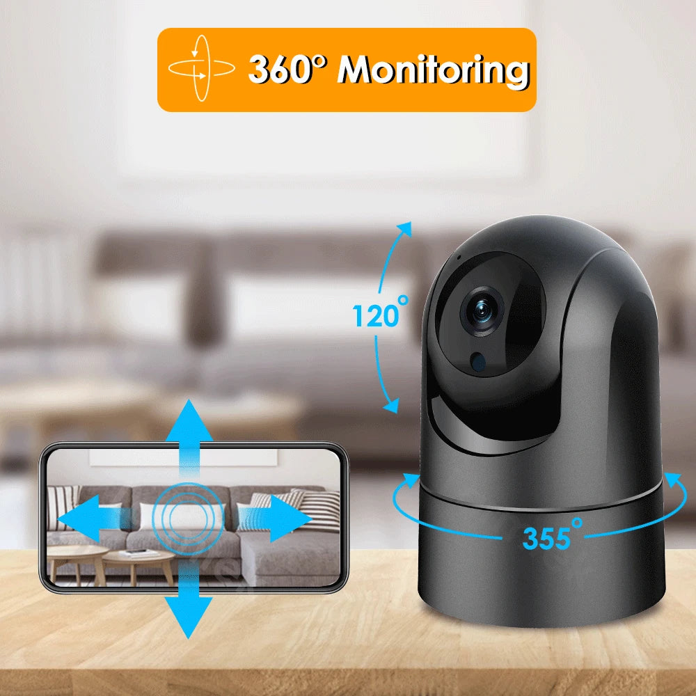 4MP IP Camera 5G Wifi 2K Baby Monitor 1080P Mini Indoor CCTV Security Camera Auto Tracking Audio Video Surveillance Camera Alexa